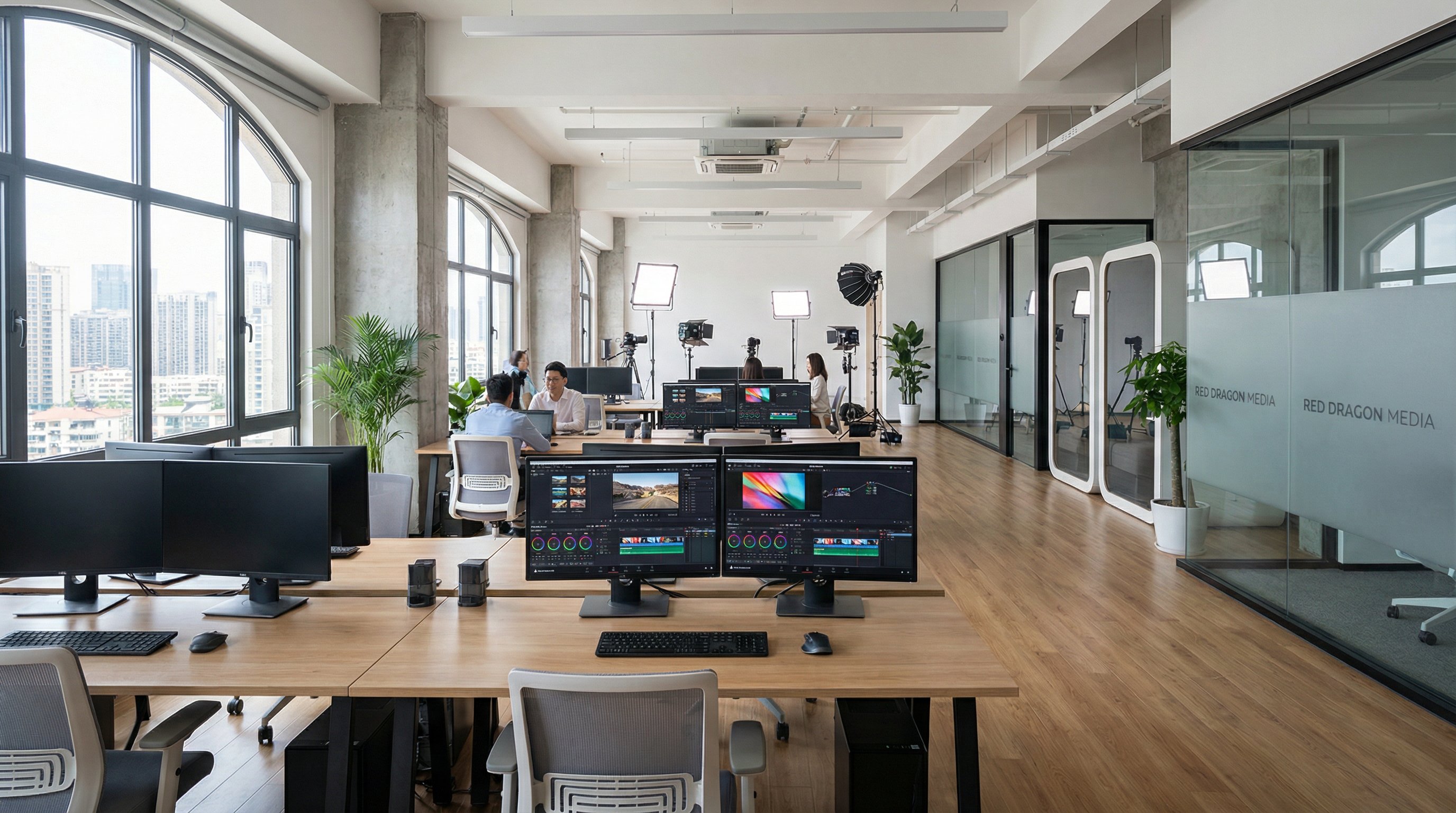 天美传奇mv星空公司办公室